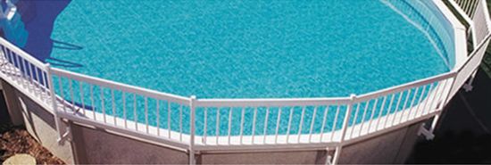 Gli Pool Products Gate For Resin Fence System Gli White Fob Factory - 30-GATE-WHT