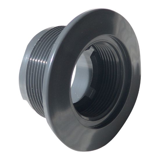 AquaStar Large Wall Fitting With 1 1/2-Inch Fpt And Threaded OD Light Gray - ES102203