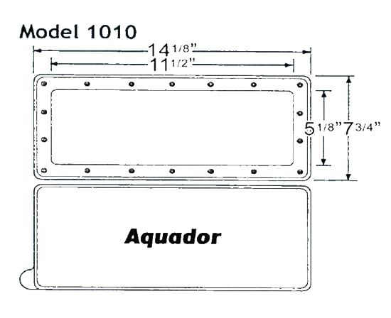Simpooltec Skimmer Grille Abg Widemouth Hayward SP1090WM Olympic Proline Others - G-AGWM-H