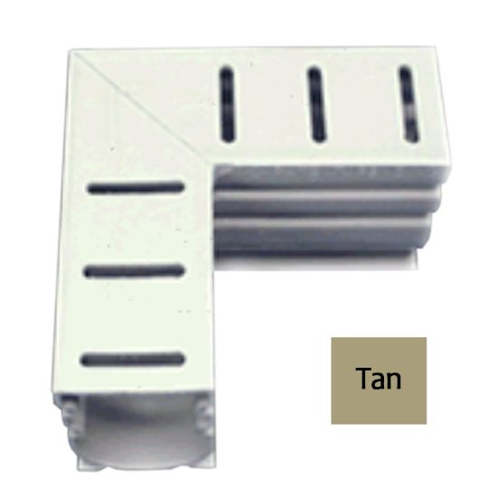Cardinal Corporation Quaker Sq.drain 90 Tan 8/CASE - QP-5173T