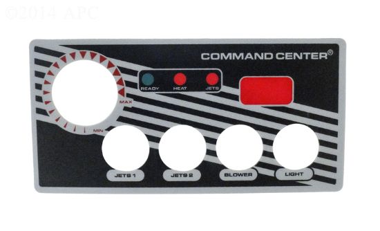 Label For 4 Button Topside Control With Display Tecmark - 30191BM