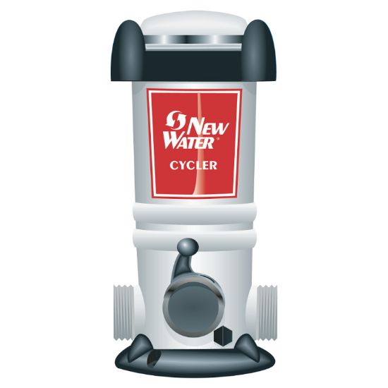 King Technology Inc Newwater Abg Inline Cycler 120 25K Gal 1 1/2IN Fpt Uses 4.16 Lb Cycler Pac King Technology - 01-01-0120