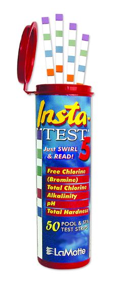 Lamotte Co Insta Test 5 12PAC Blister Carded Bottles - 2977-BC-12