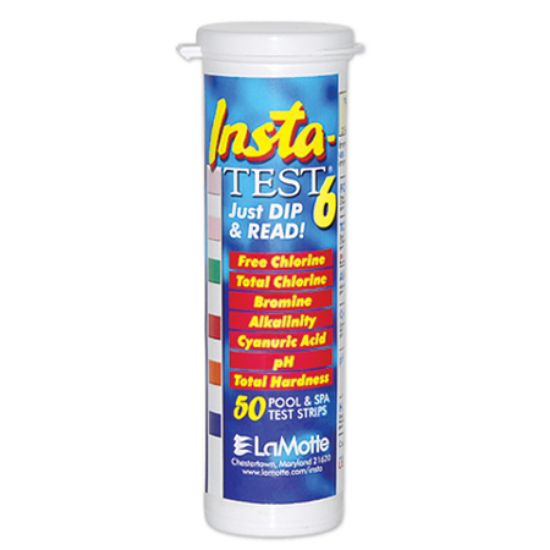 Lamotte Co Insta Test 6 12X50 Strips Per Bottle - 3028-BC-12