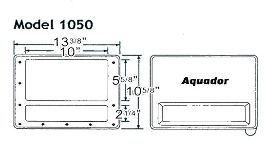 Winter Skimmer Plate Aqua Genie Aquador Kit Inground - 1050