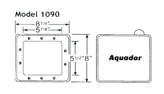 1090, Winter Skimmer Plate, Aquador, Above Ground Pools