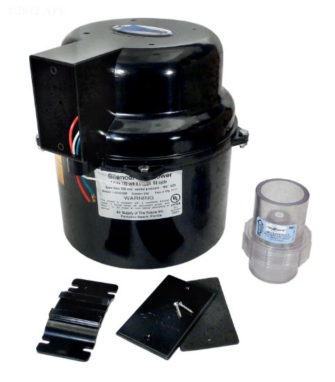 Air Supply Of The Future Inc Silencer 120 V 1.5 HP 7.0AMP Outdoor Air Blower With Check Valve Air Supply - 6316120