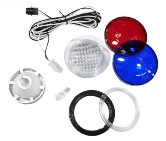 Light Porthole W/ AMP 2PIN 12 V Spa Light Cord (2.5-Inch Dia Hole) Balboa - 21095