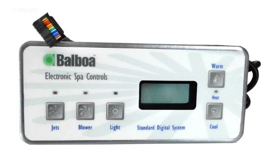 Balboa Keypad Std Digital W/ Ribbon Cable - 50798