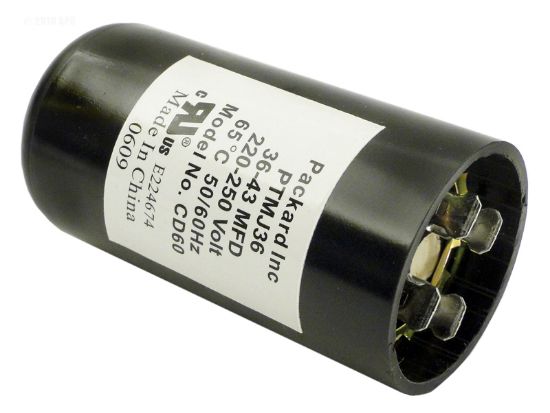 Us Seal Manufacturing Start Capacitor 36 - 43 Mfd 220 - 250 VAC - BC-36M-250S