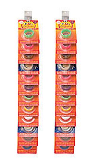 Ees Inc./Bug Band Inc. Wristband Blistercard Clipstrip Assorted Colors 24 Bands Per Case (12 Per Clipstrip X 2 - 88224