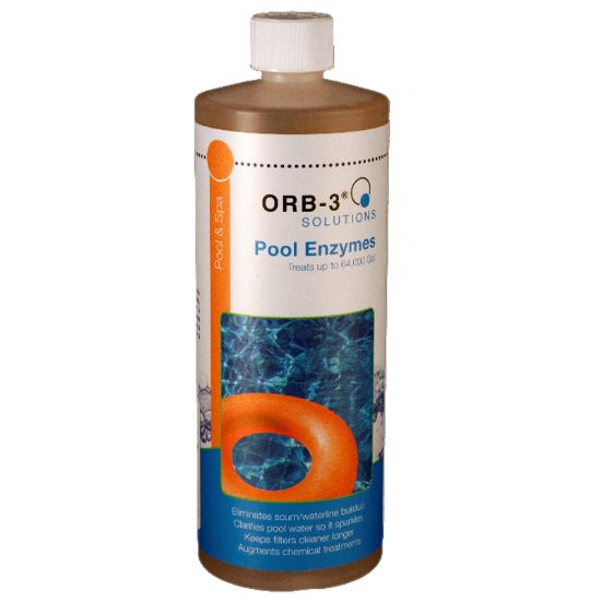 Great Lakes Bio Systems Inc. Orb 3 Pool Enzymes 12X1 Qt - F839-000-12X1QT