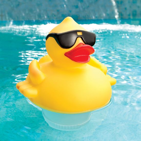Great American Merchandise & Events Solar Lighted Derby Duck Chlorinator - 8002