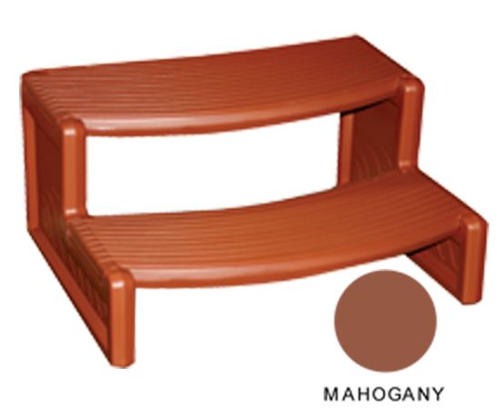Confer Plastics Inc Handi Step 2 Mahogany Straight Or Curved Combo Leisure Accents