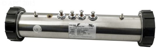 Therm Products Inc. Heater Assembly Coast 5.0 KW 240 V 3-Inch X 15-Inch Dual Element - C2500-3600ET