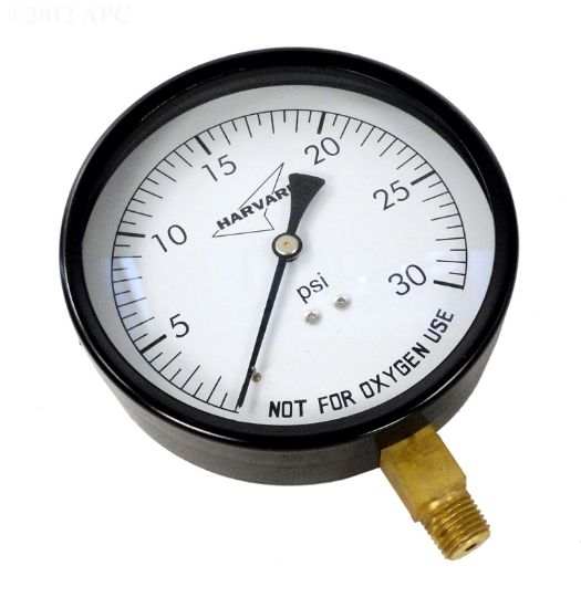 American Granby Inc Pressure Gauge Steel Case 4.5-Inch 1/4-Inch Mpt 0 - 30 - IPG3045-4L