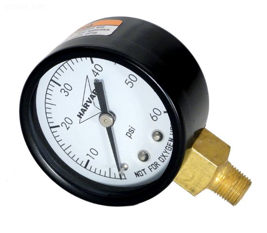 American Granby Inc Pressure Gauge Stl 60# 1/8-Inch Mpt Lower Steel Case - IPG602-8L
