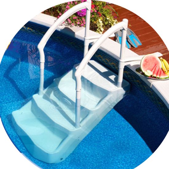 Innovaplas The Festiva Stackable Step With 2 PVC Handrails Lumio - PG-5704