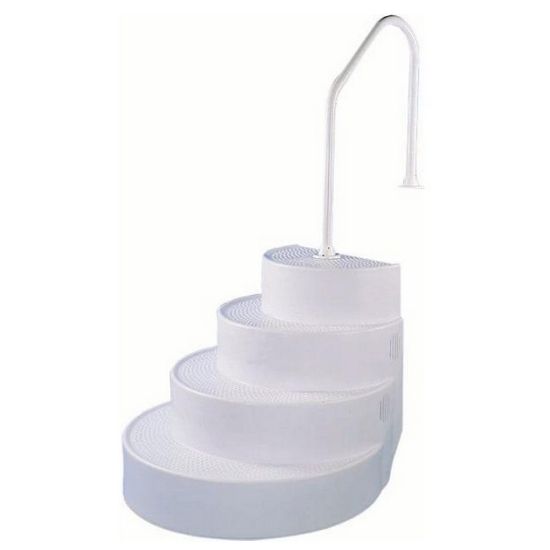 Innovaplas The Classic Abg Step With Aluminum Handrail Inside Step - MA.000313