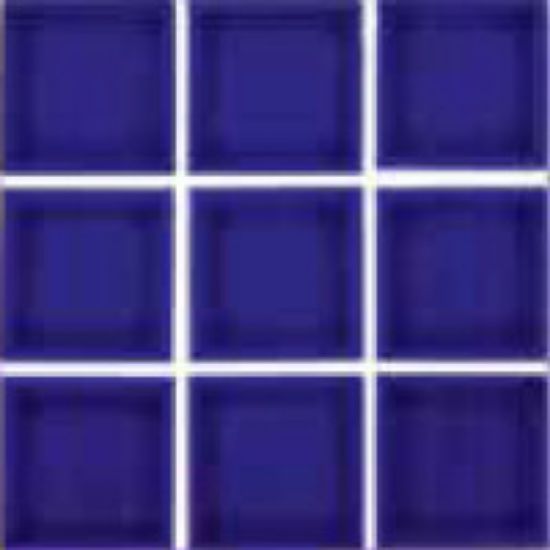 Master Tile Harmony 200 Royal Blue 2-Inch X 2-Inch 20 Sheets 20 SF/ Ctn Glazed Mastertile - MASHM210
