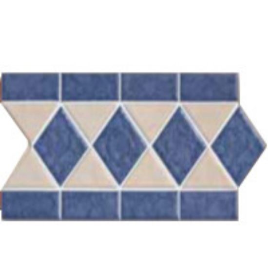 Master Tile Listello Stone Ocn Sand 6-Inch X 12-Inch 10 Pcs 5.7 SF/ Ctn Glazed Mastertile - MAS LS 379