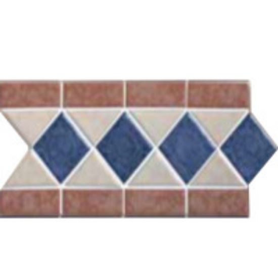 Master Tile Listello Stone Ocn Gold 6-Inch X 12-Inch 10 Pcs 5.7 SF/ Ctn Glazed Mastertile - MASLS382