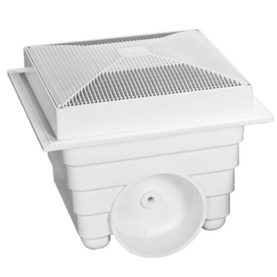 Neptune-Benson Lawson 18INX18IN Sump And Grate White 2 Pack - MLD-SG-1818-WT2
