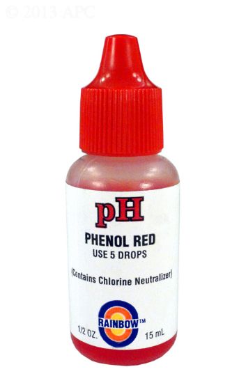 Pentair pH Phenol Red Test Solution with Chlorine Neutralizer, 1/2 oz - R161018