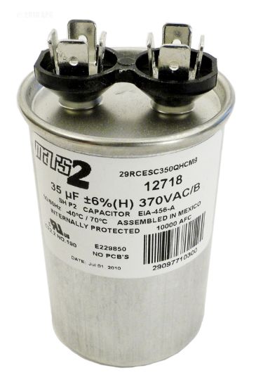 Us Seal Manufacturing Run Capacitor 35 Mfd 370VAC - RD-35-370