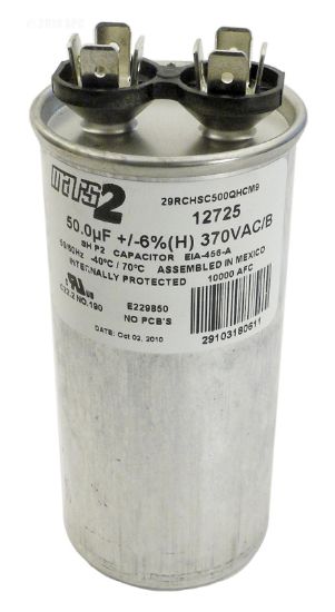 Us Seal Manufacturing Run Capacitor 50 Mfd 370VAC - RD-50-370