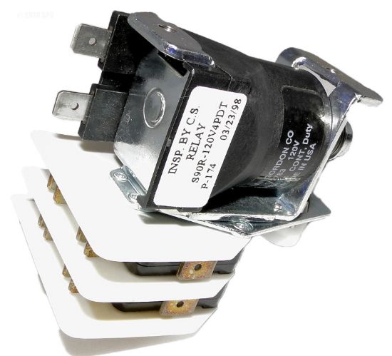 Allied Innovations Relay 4PDT 20A 120VAC Coil S90R17ABD1-120 410124