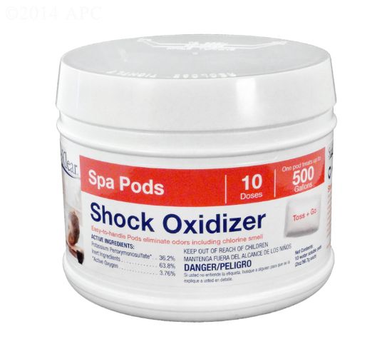 Nc Brands Lp Spa Pods Shock Oxidizer 10/PK 12/CS Seaklear - 1160054