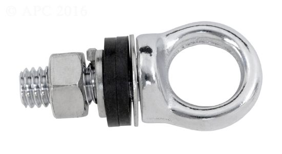 American Granby Inc Rope Anchor Chrome Plated Brass Heba 1 3/8-Inch Bolt