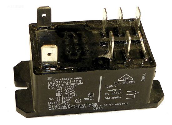 Wes Garde Components Relay Dpdt 30A 120VAC Coil 5-00-0053