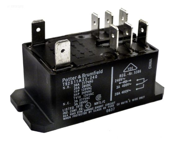Wes Garde Components Relay Dpdt 30A 240VAC Coil