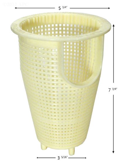 Val-Pak Products Inc. Pump Basket Whisperflo Heavy Duty Plastic Valpak - V20-200