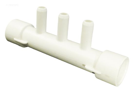 Waterway Manifold 1/2-Inch Slip X 1/2-Inch Slip X 3 Barb Ports - 672-0550
