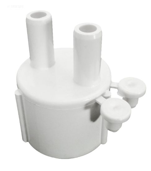 Waterway Manifold 1-Inch Slip X Two 3/8-Inch Barb Ports With 2 Plugs - 672-4020