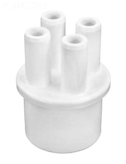 Waterway Manifold 1-Inch Spigot X Four 3/8-Inch Barb Ports - 672-4030