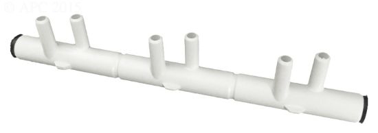Waterway Manifold 2-4-6 Six 3/4-Inch Barb Ports X Six 3/8-Inch Barb Ports - 672-6970