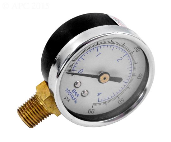 Waterco Pressure Gauge 0 - 60 PSI - 30B3000