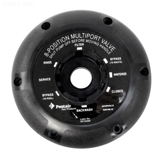 Pentair Lid Assembly 8 Pos. With Label - 50133100
