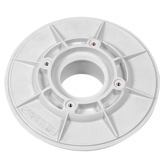 Aquastar Pool Products Inc. Light Gray 6-Inch Round Suction Outlet With 2-Inch Mpt X 1 1/2-Inch Soc Bulkhead - 620T15S103