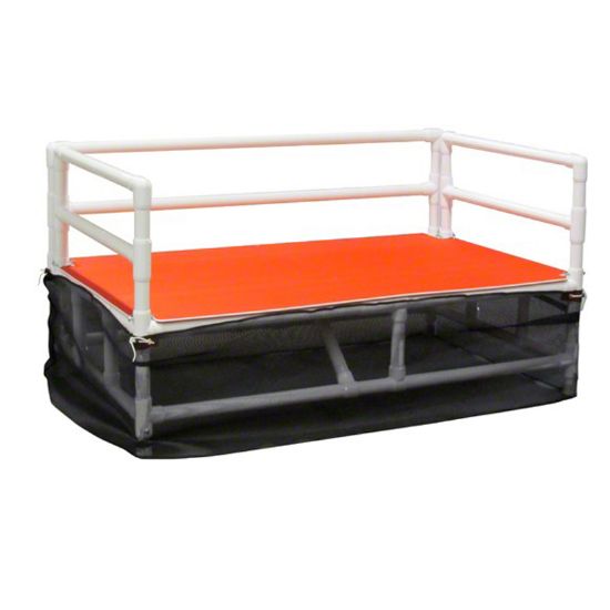 Aquatic Technology Little Swimmer Training Platform PVC 30-Inch X 60-Inch Adj Height 12-Inch To 18-Inch 300 Lb Capacity - AQF200TTP-VX3