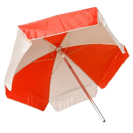 Aquatic Technology Lfgrd Umbrella 6.5' Dia 7.5' Pole Nylon With Vinyl Laminate Tlg - AQU115M