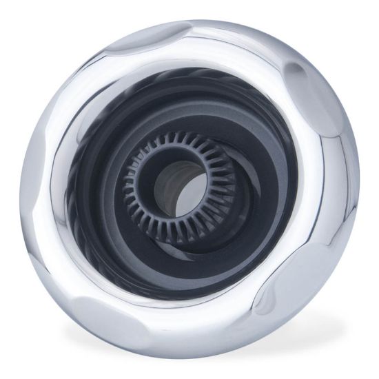 Custom Molded Products Inc. Jet Internal 500 Series Typhoon 5-Inch Dia Directional Gray Stainless Steel 5 Scallop - 23452-112-900