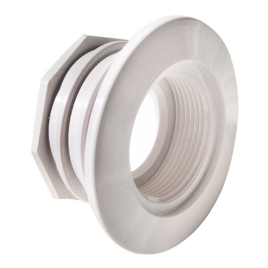 AquaStar Large Wall Fitting / Water Barrier 1 1/2-Inch Fpt White - ES1022WB01