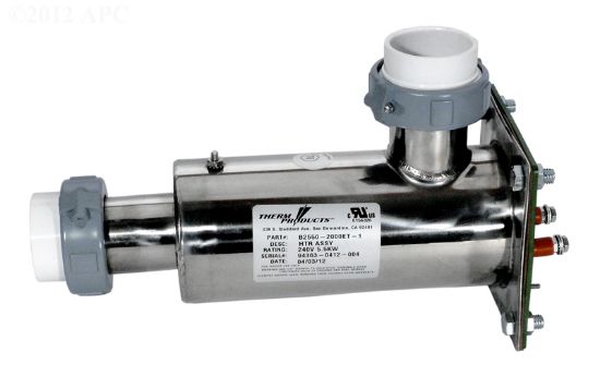 Therm Products Inc. Heater Assembly Pdc Tee Shape 5.5 KW 240 V 10INL X 1.5INTAILPIECES - B2550-2000ET-1