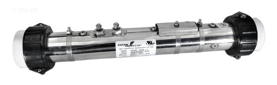Therm Products Inc. Heater Assembly Universal 4.0 KW 2-Inch Flow Thru 15-Inch L Sliding Straps - C2400-5000-1