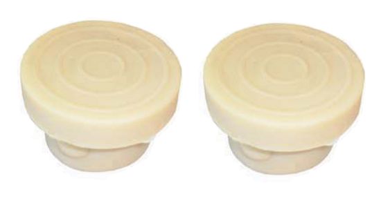 JED Pool Tools Ig Rubber Ladder Bumpers Pair - 80-890